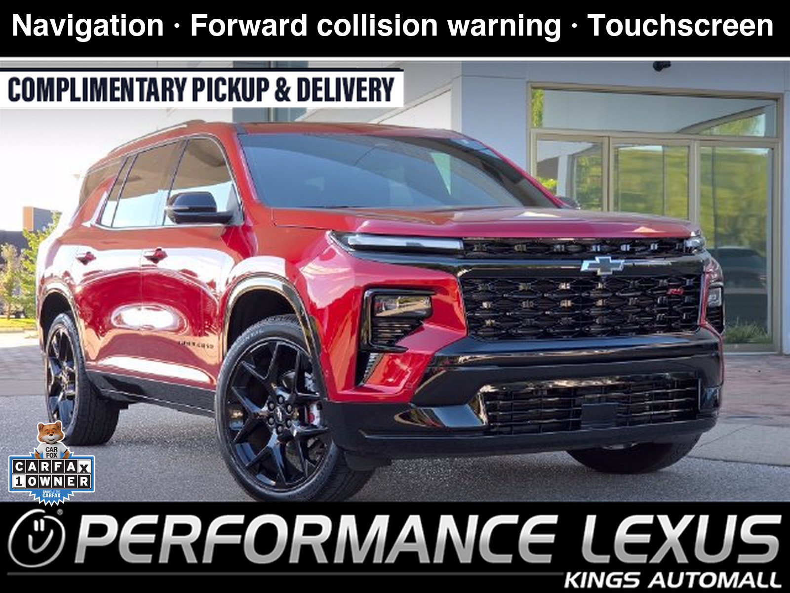 Used 2026 Chevrolet Traverse RS w/ LPO, Floor Liner Package AWD/4WD image 1