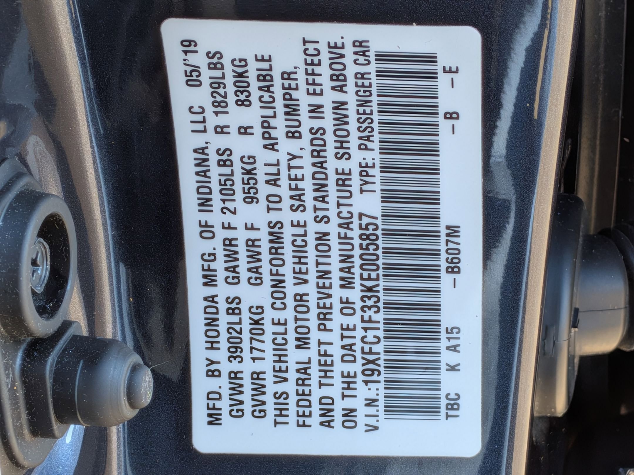 Used 2019 Honda Civic EX image 34