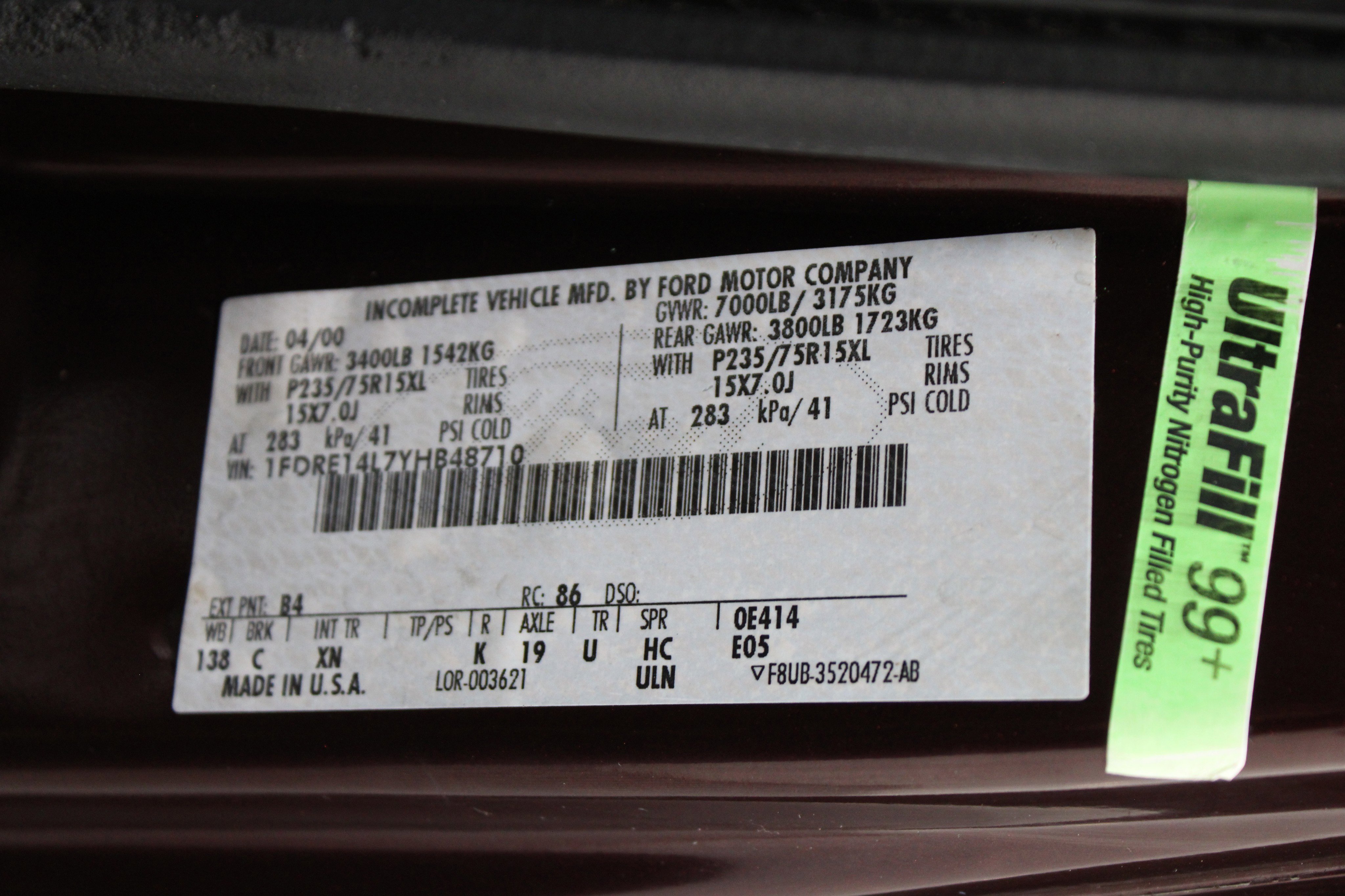 Used 2000 Ford E-150 and Econoline 150 Recreational Mark III image 47