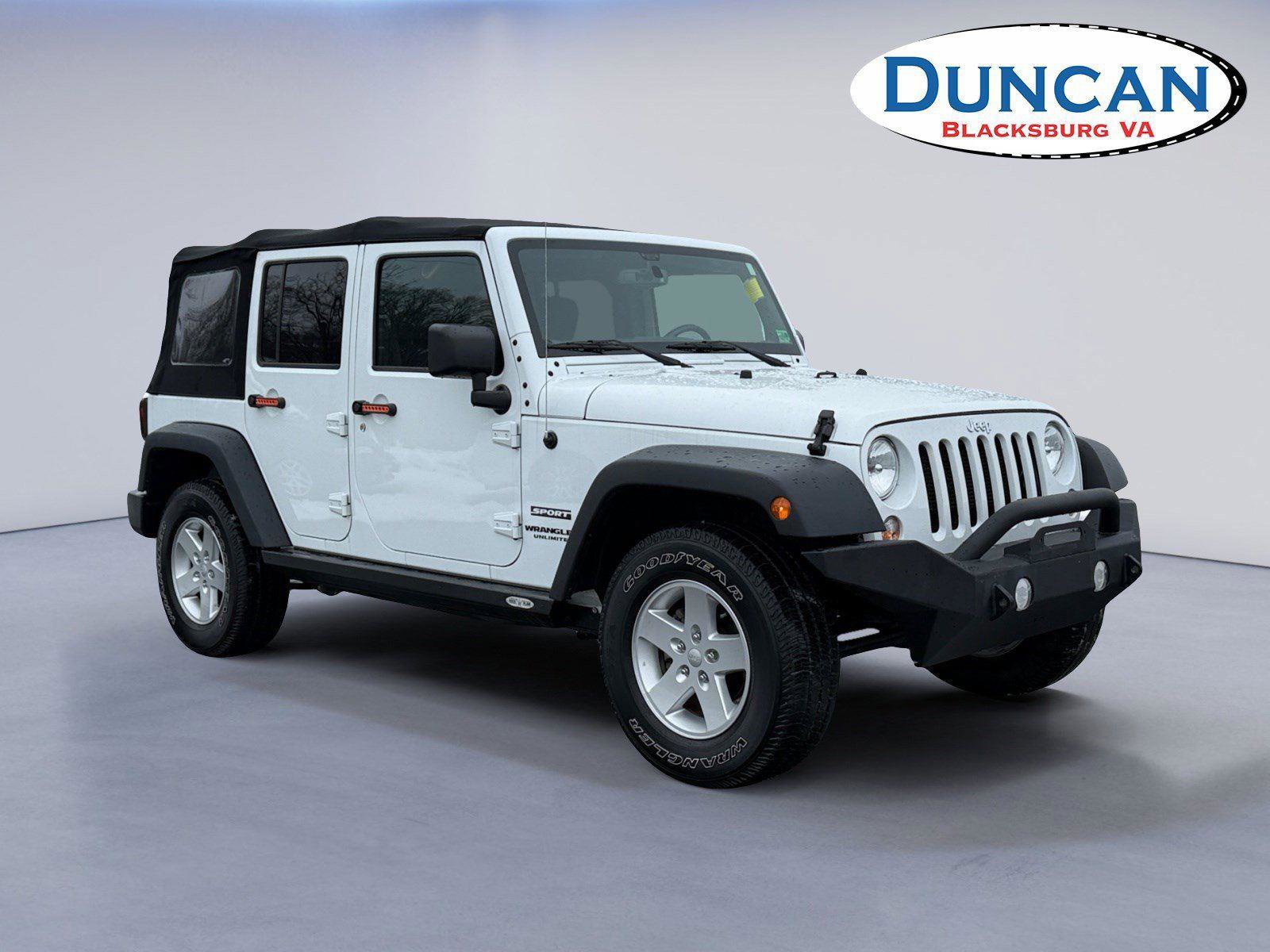 Used 2017 Jeep Wrangler Unlimited Sport w/ Quick Order Package 24S