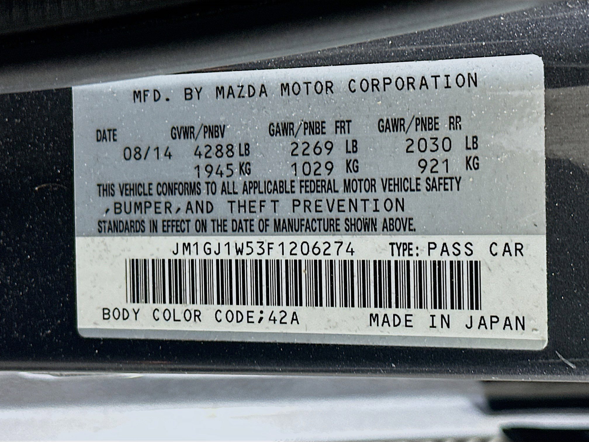 Used 2015 MAZDA MAZDA6 Grand Touring w/ GT Technology Package image 12