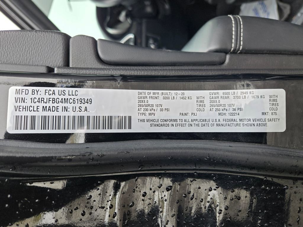 Used 2021 Jeep Grand Cherokee Limited w/ Quick Order Package 28K 80th image 36