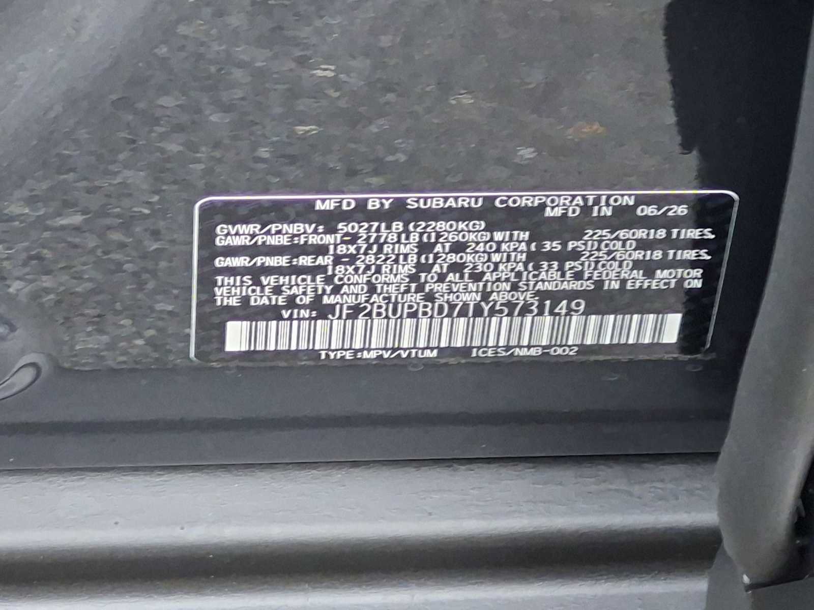 New 2026 Subaru Outback Premium AWD/4WD image 33