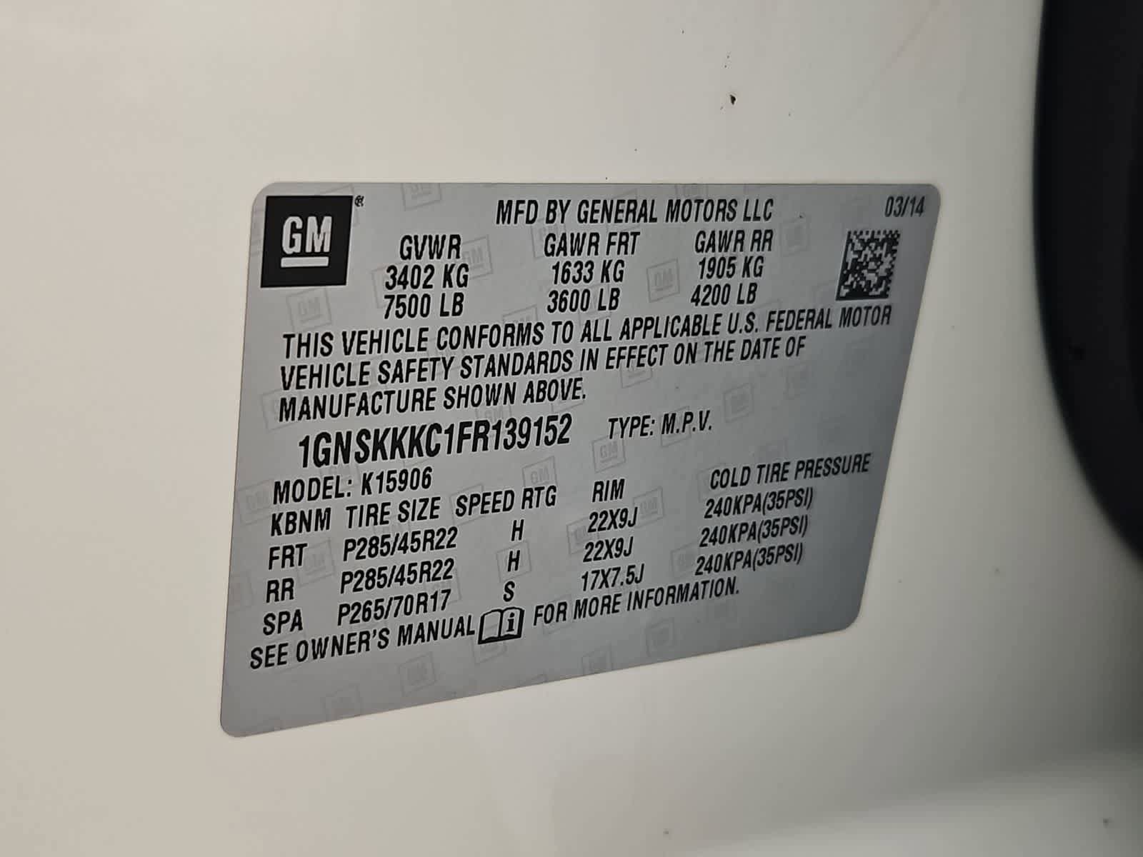Used 2015 Chevrolet Suburban LTZ AWD/4WD image 37
