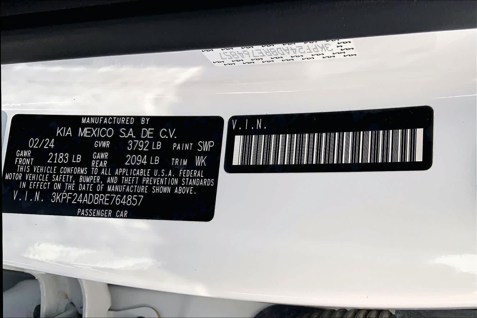 Used 2024 Kia Forte LXS FWD image 37