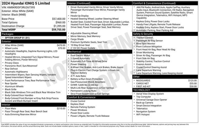 Used 2024 Hyundai Ioniq 5 Limited AWD/4WD image 30