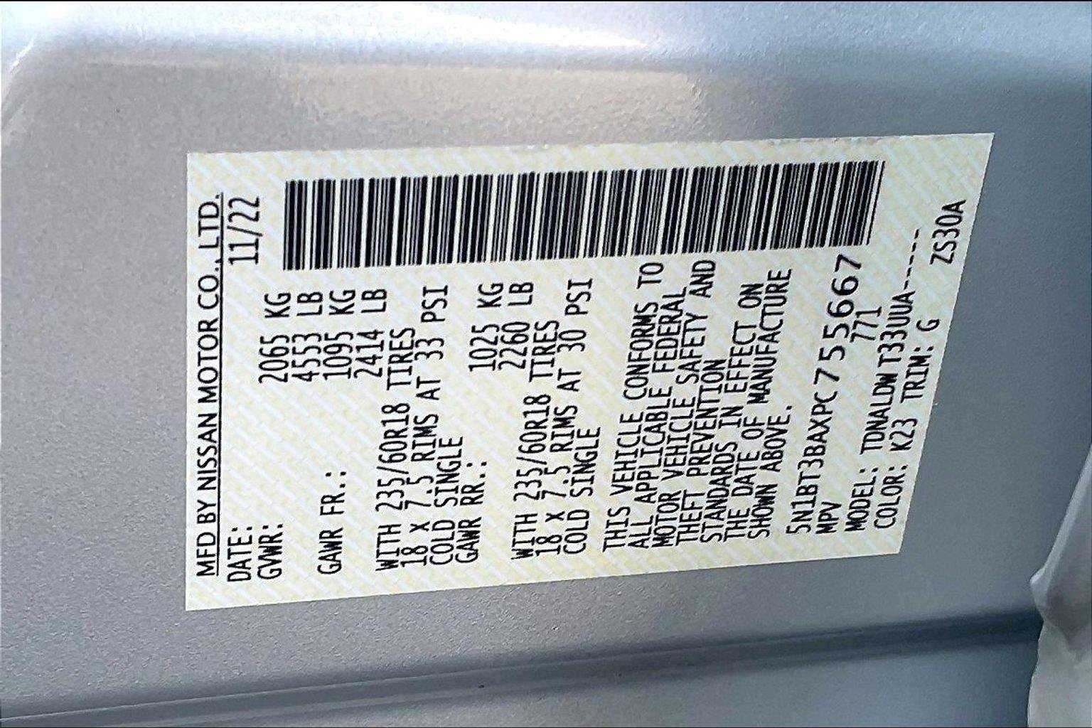 Certified 2023 Nissan Rogue SV FWD image 33