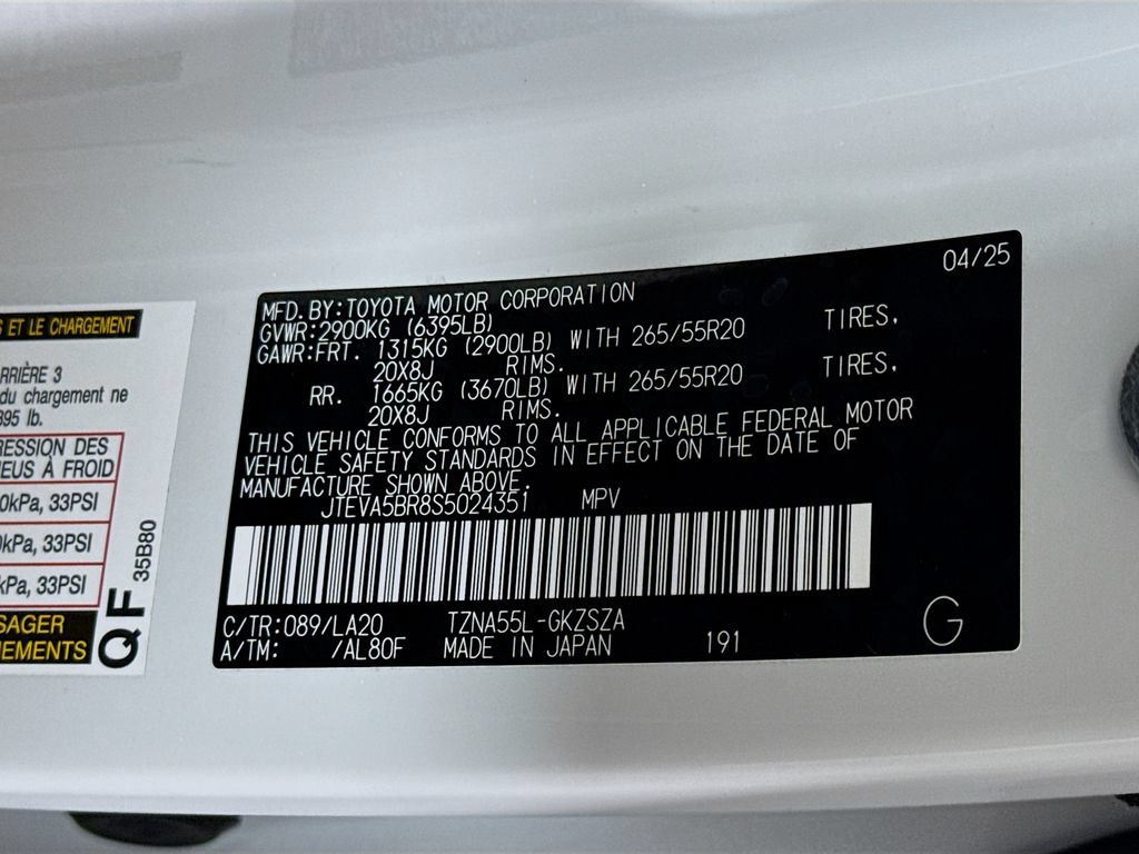 Certified 2025 Toyota 4Runner Limited AWD/4WD image 36