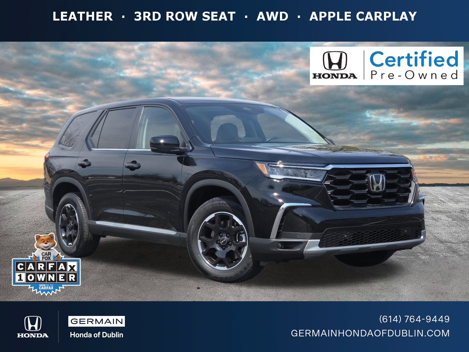 Certified 2025 Honda Pilot EX-L image 1