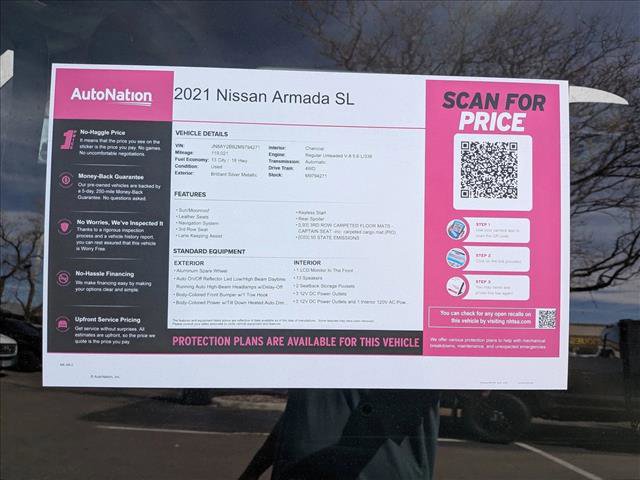 Used 2021 Nissan Armada SL w/ Captain's Chairs Package image 24