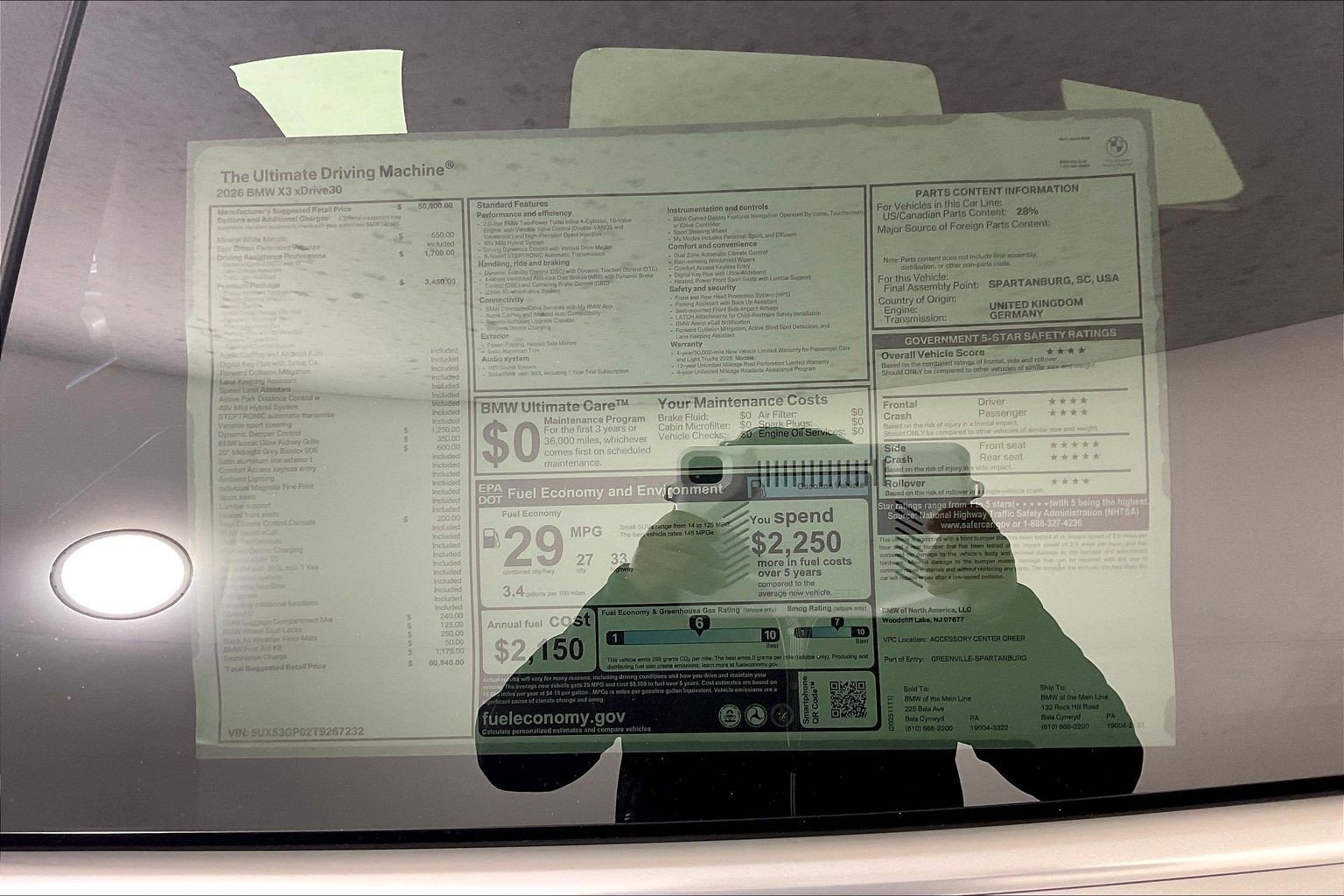 New 2026 BMW X3 xDrive30 w/ Premium Package image 17