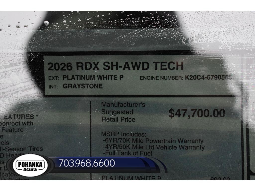 New 2026 Acura RDX w/ Technology Package image 40