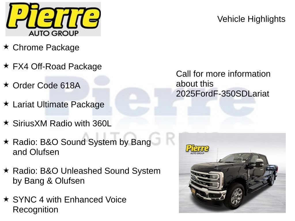 Certified 2025 Ford F350 Lariat w/ Lariat Ultimate Package AWD/4WD image 14