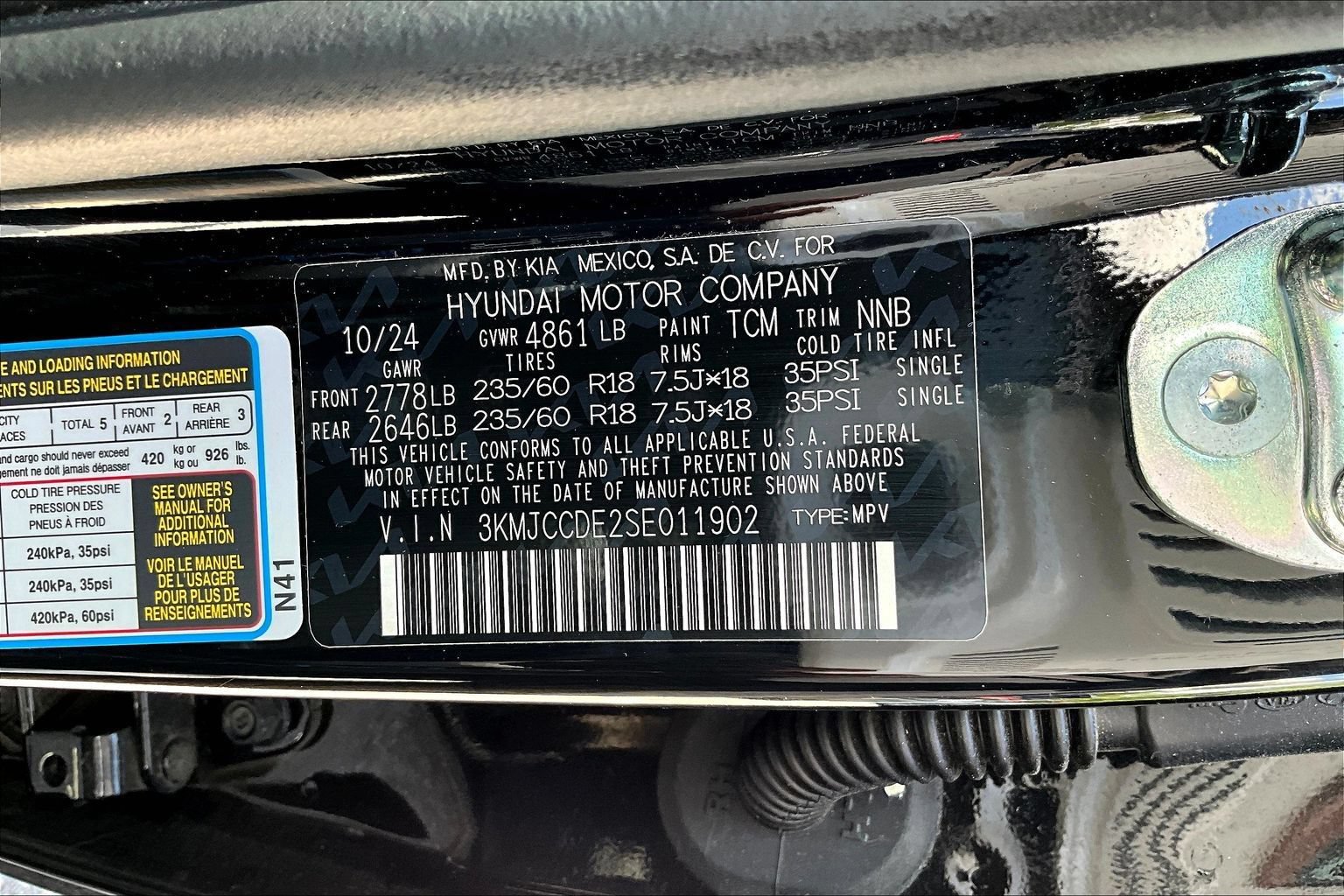 Used 2025 Hyundai Tucson SEL AWD/4WD image 16