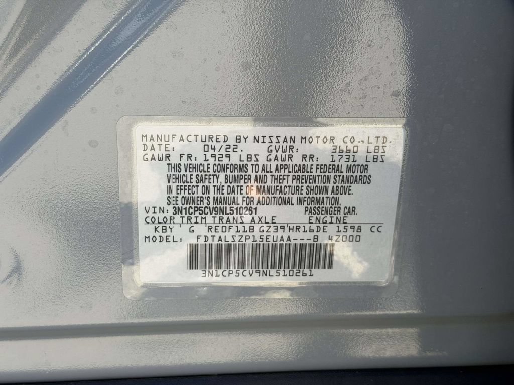 Used 2022 Nissan Kicks SV FWD image 21