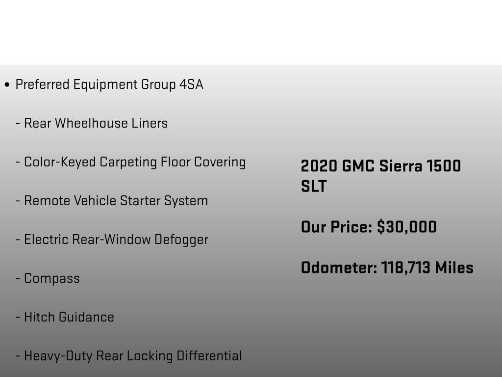 Used 2020 GMC Sierra 1500 SLT w/ SLT Premium Plus Package AWD/4WD image 12