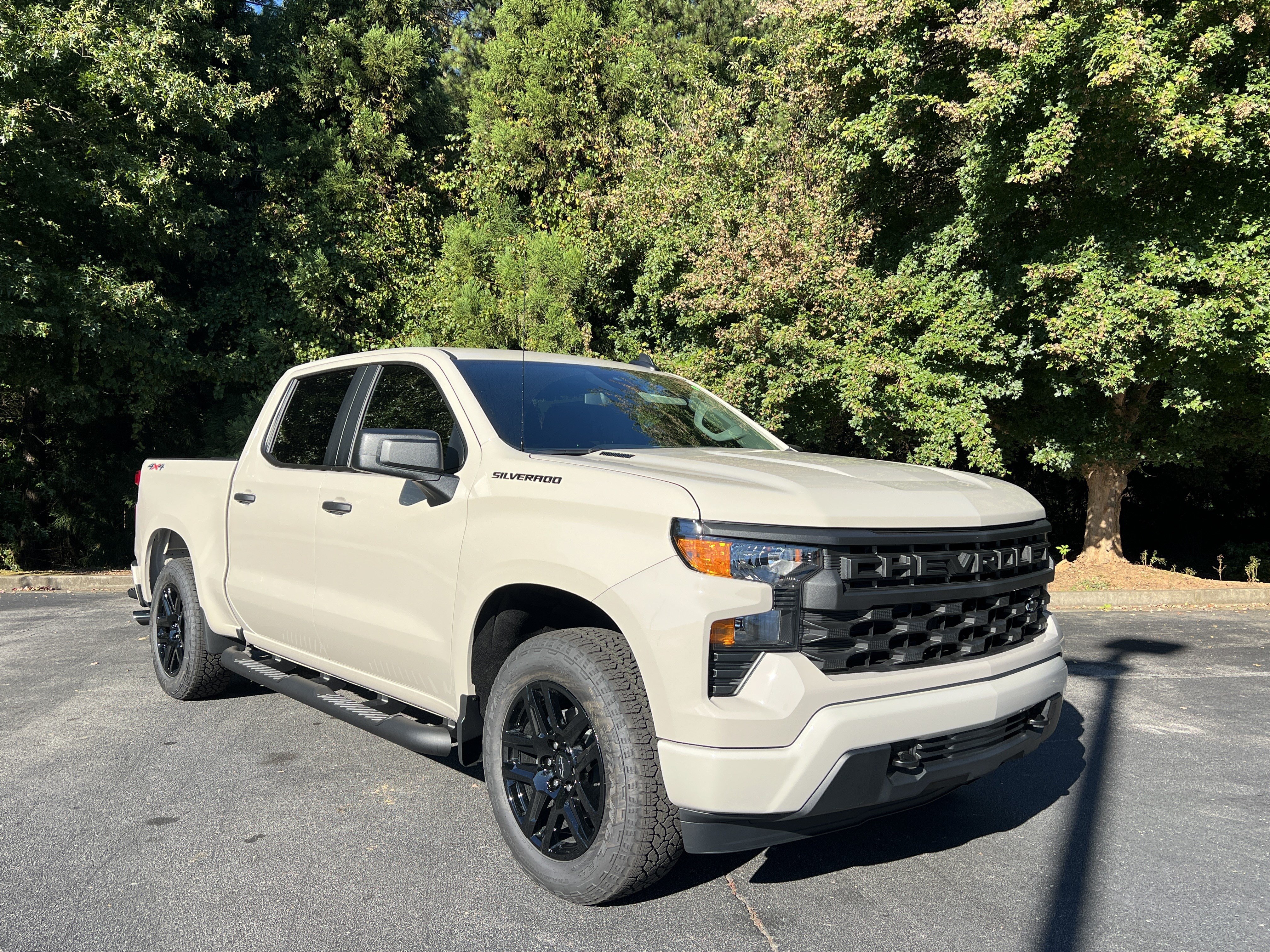 New 2026 Chevrolet Silverado 1500 Custom w/ Turbomax Blackout Package AWD/4WD image 2
