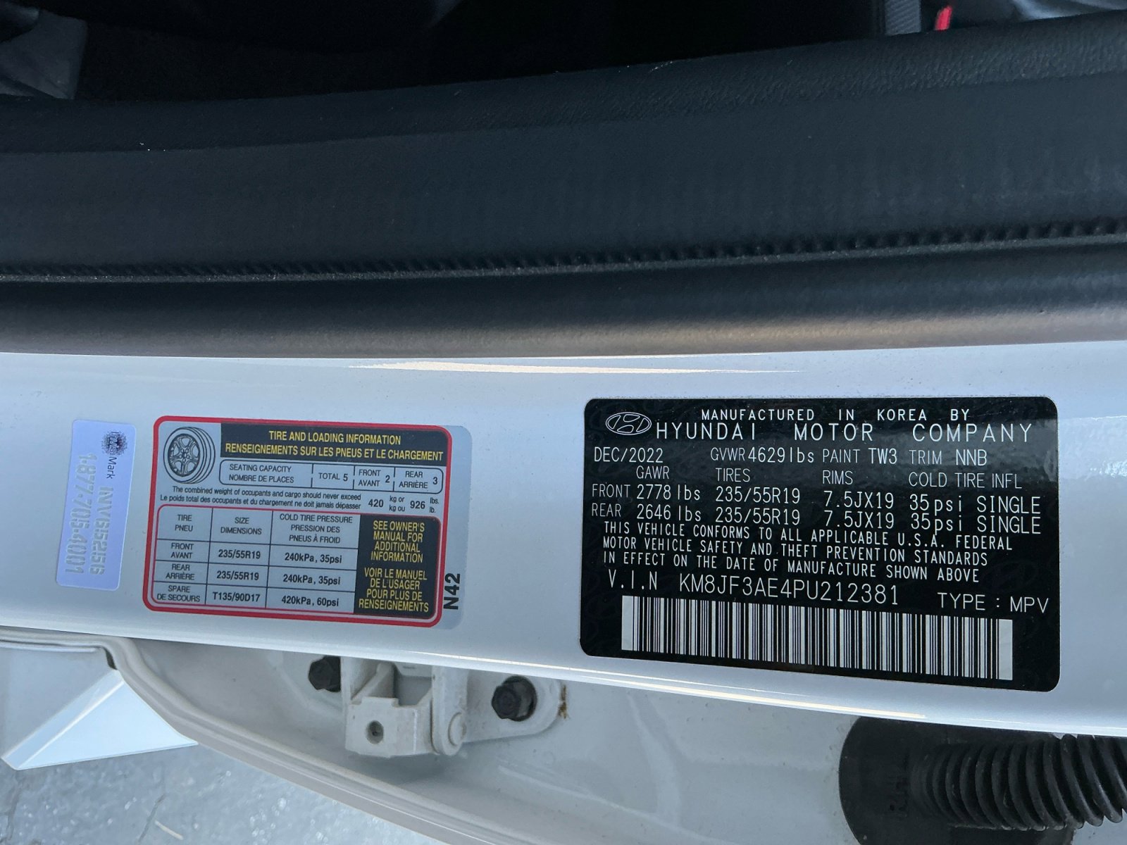 Used 2023 Hyundai Tucson N Line w/ Cargo Package FWD image 16