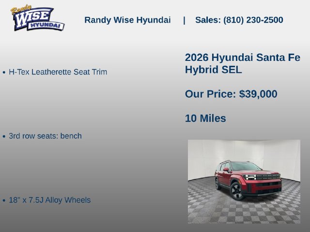 New 2026 Hyundai Santa Fe SEL AWD/4WD image 15