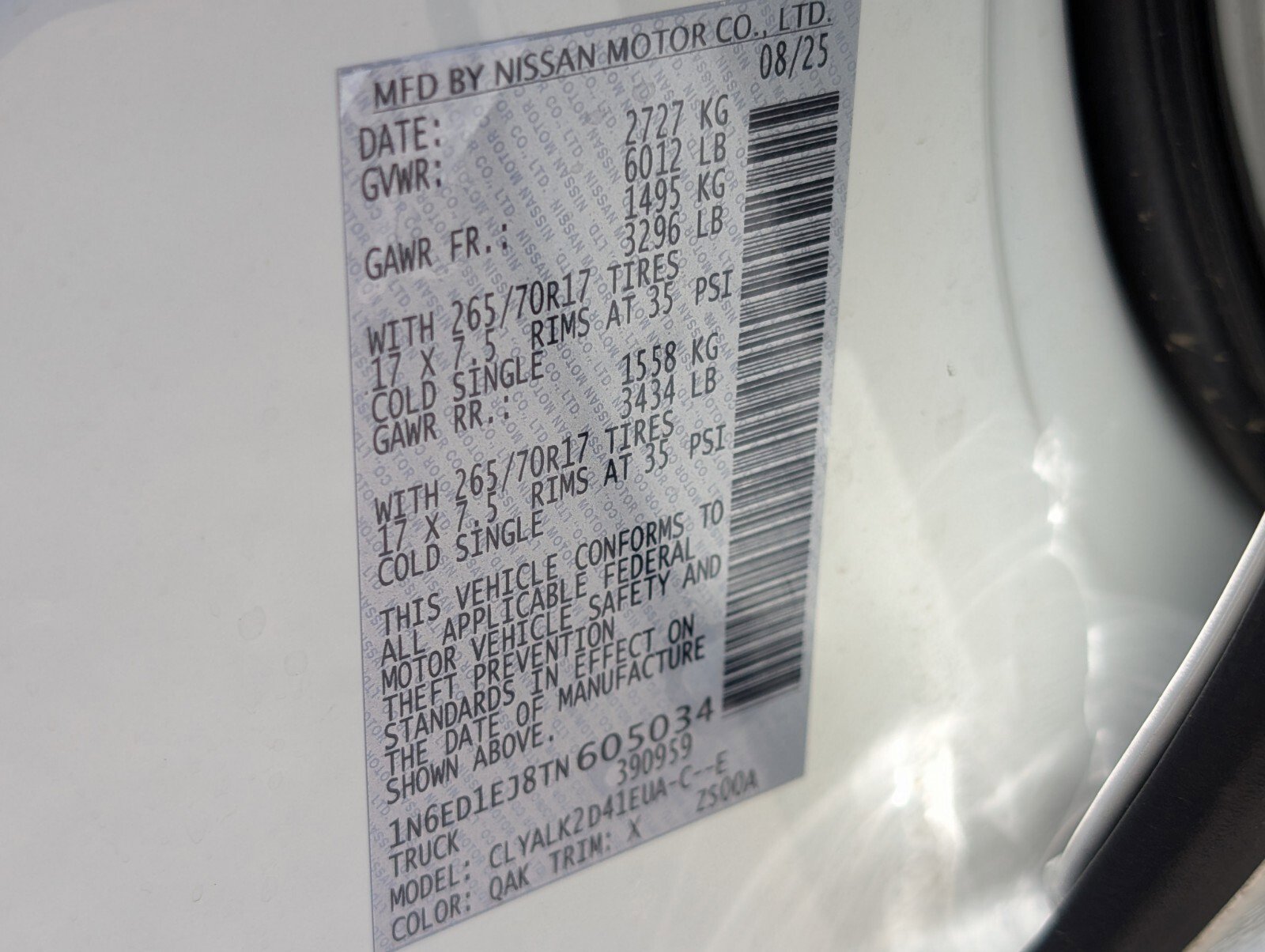 Used 2026 Nissan Frontier Pro-X w/ Pro-X Convenience Package RWD image 20