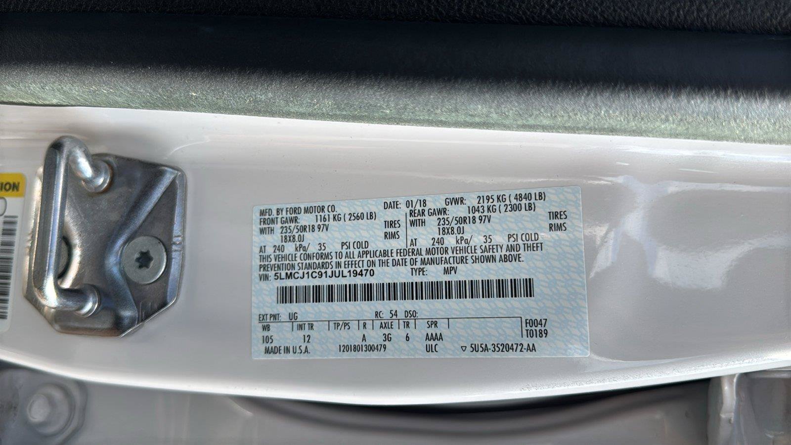 Used 2018 Lincoln MKC Premiere FWD image 21