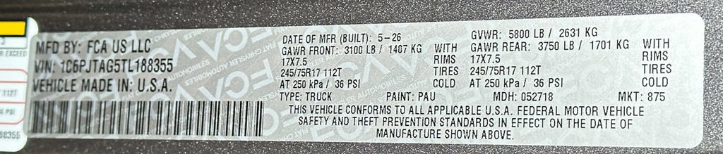 New 2026 Jeep Gladiator Sport AWD/4WD image 47