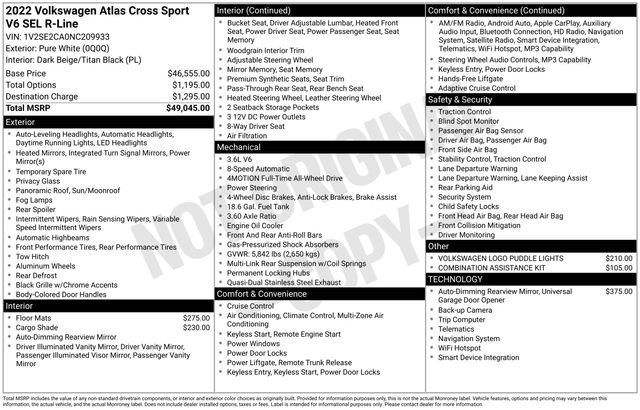 Used 2022 Volkswagen Atlas Cross Sport SEL R-Line image 34