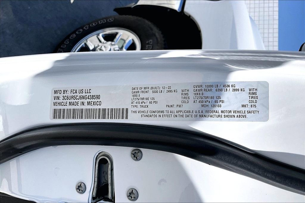 Used 2022 RAM 2500 Tradesman w/ Chrome Appearance Group image 34