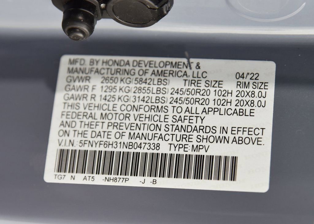 Used 2022 Honda Pilot Sport image 36