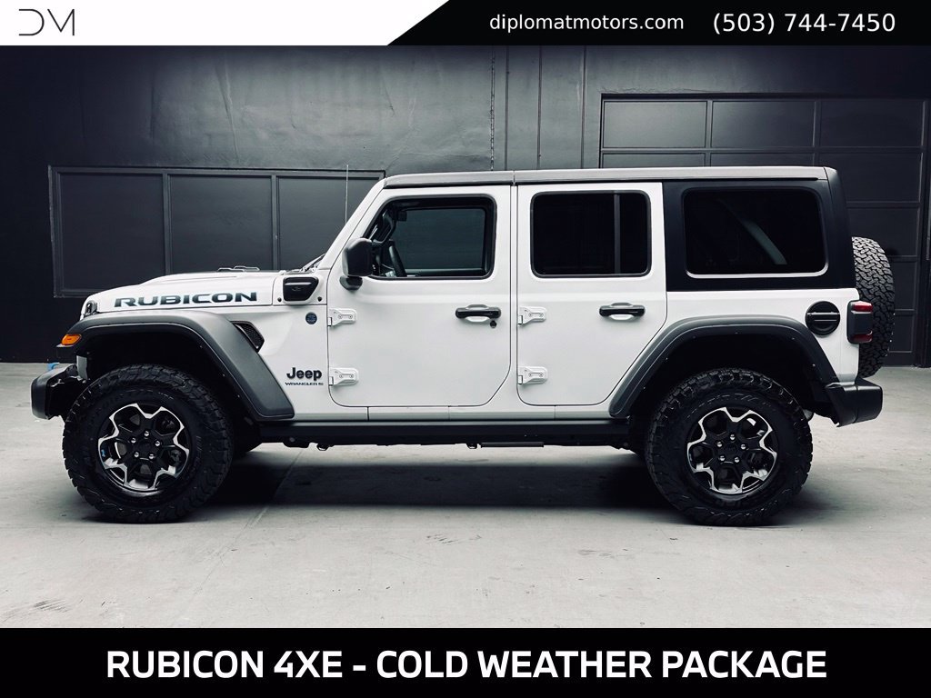 Used 2023 Jeep Wrangler Unlimited Rubicon 4xe w/ Cold Weather Group AWD/4WD image 4