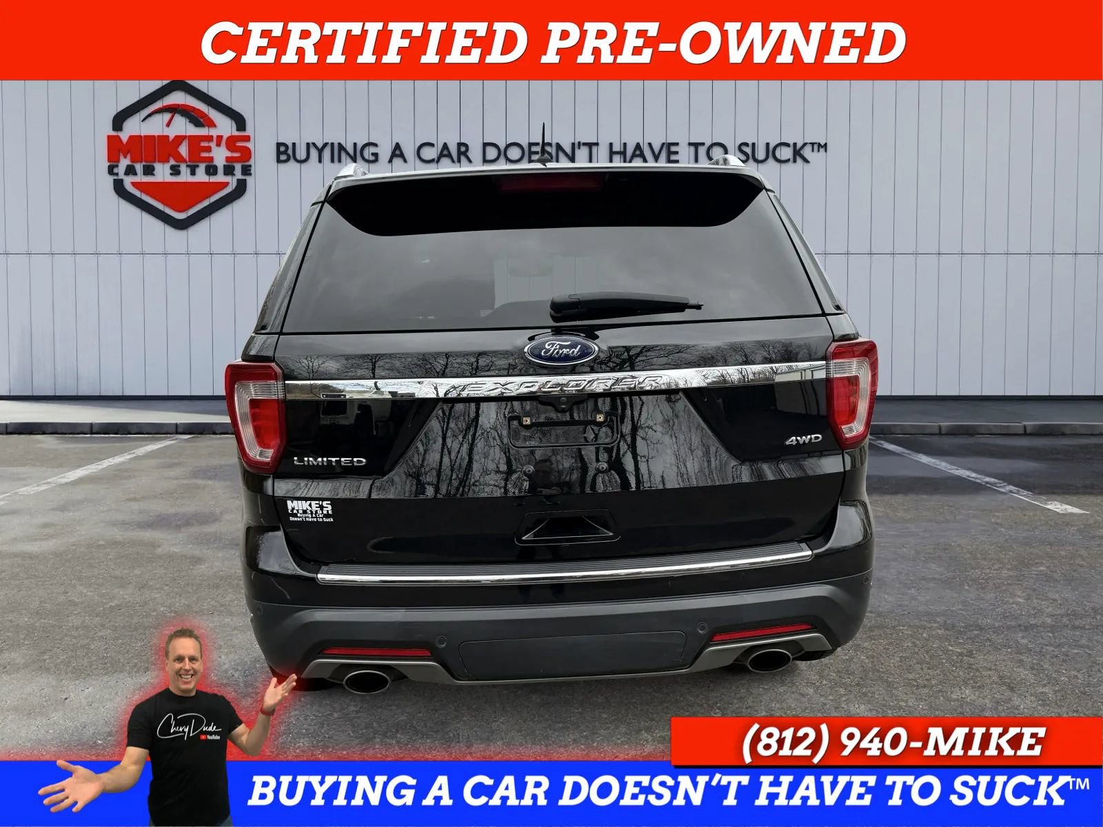 Used 2019 Ford Explorer Limited w/ Ford Safe & Smart Package image 4