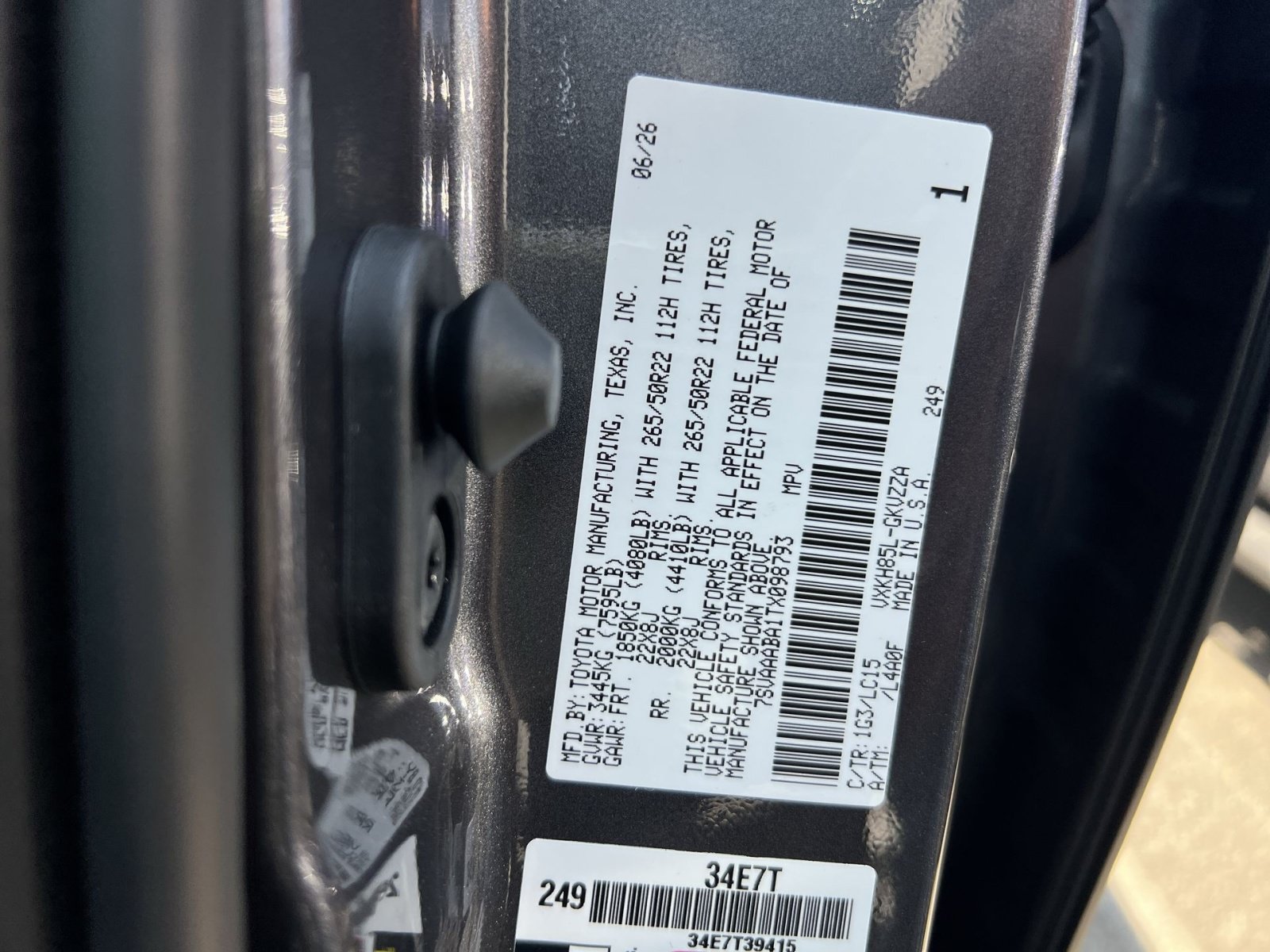 New 2026 Toyota Sequoia Capstone AWD/4WD image 22
