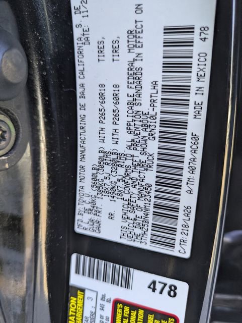 Used 2022 Toyota Tacoma Limited image 34