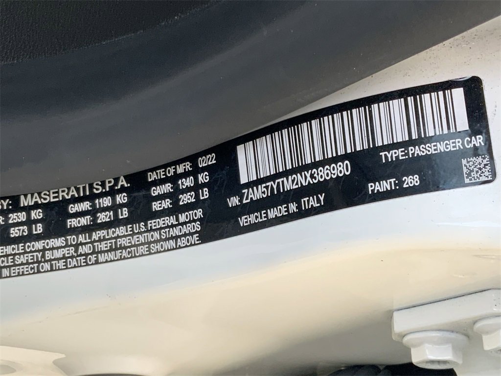 Used 2022 Maserati Ghibli Modena Q4 image 34