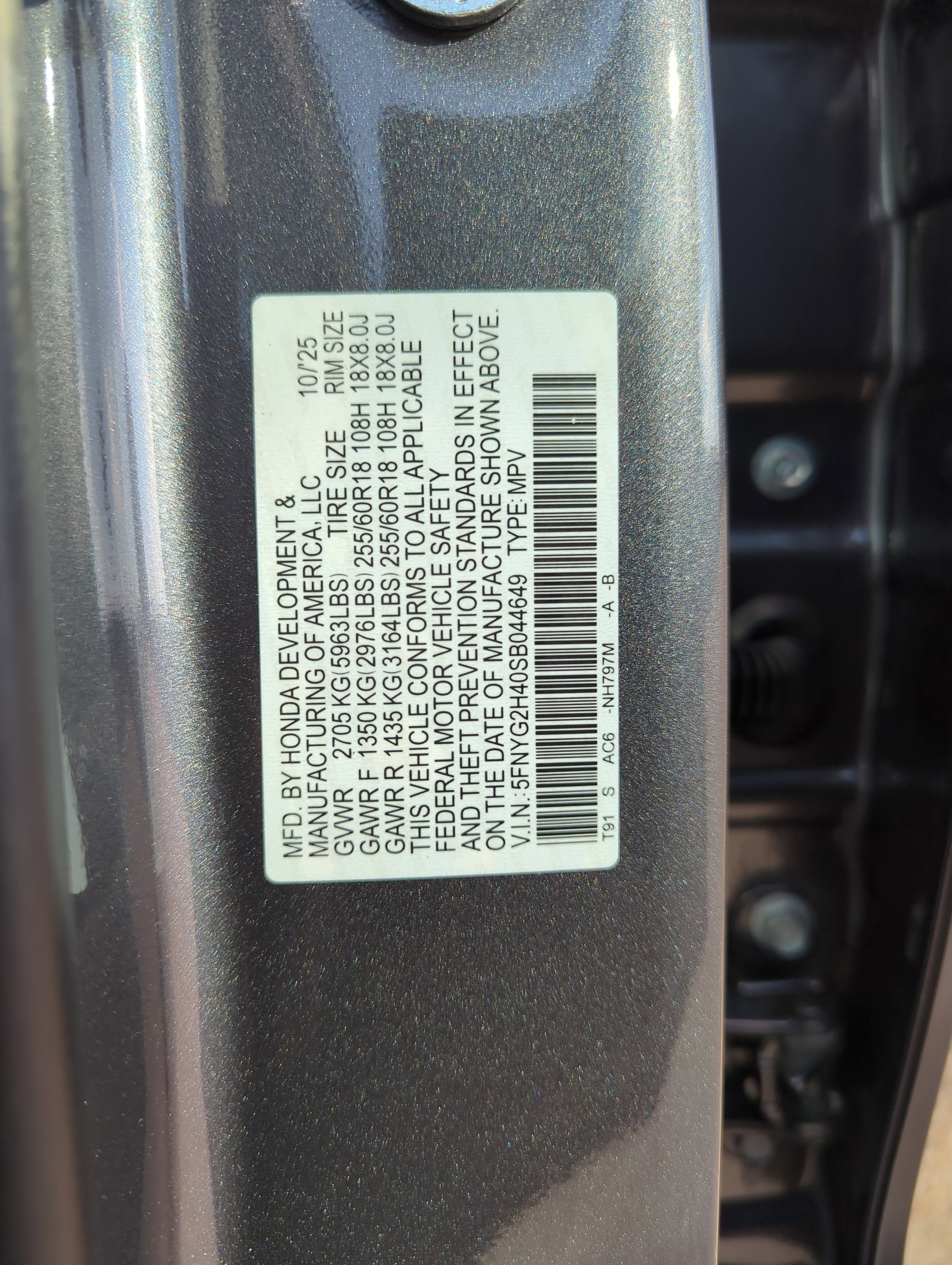 New 2025 Honda Pilot EX-L image 30