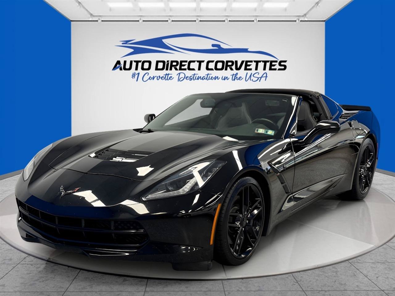 Used 2016 Chevrolet Corvette Stingray Coupe w/ Carbon Flash Badge Package RWD image 1
