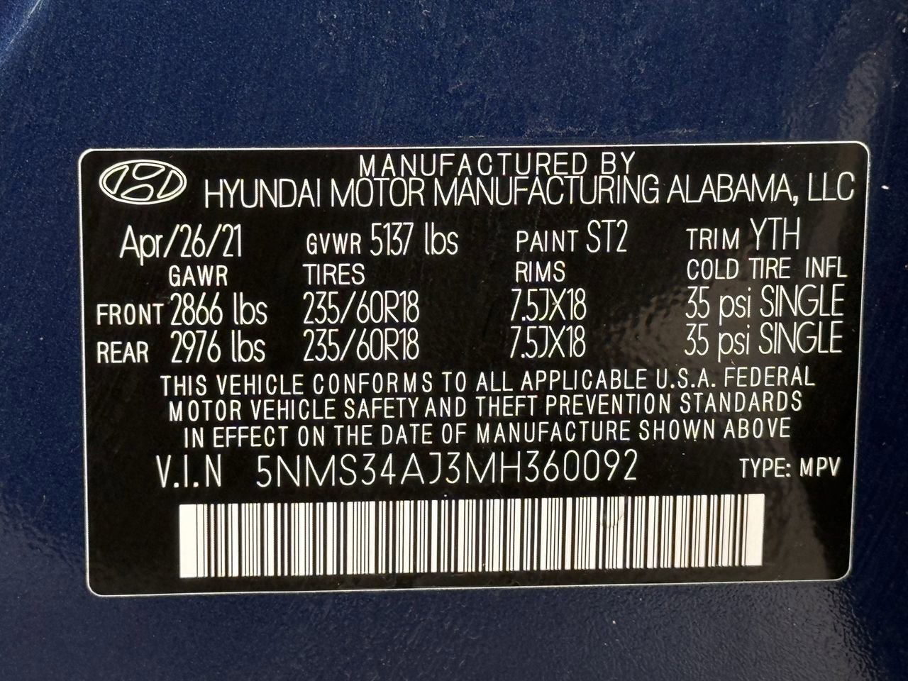 Used 2021 Hyundai Santa Fe SEL w/ Convenience + Premium Package FWD image 26