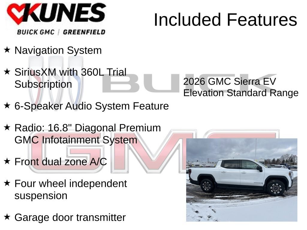 New 2026 GMC Sierra EV Elevation image 3