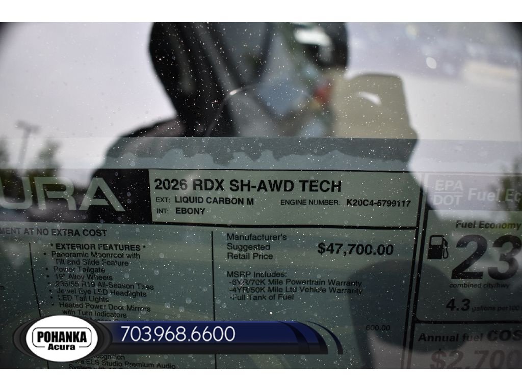 New 2026 Acura RDX w/ Technology Package AWD/4WD image 38