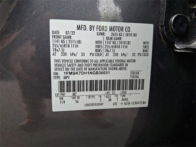 Used 2022 Ford Explorer XLT w/ Equipment Group 202A image 26