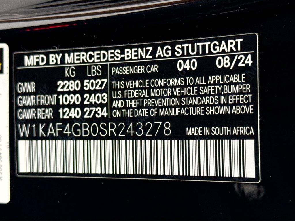 Certified 2025 Mercedes-Benz C 300 Sedan image 33