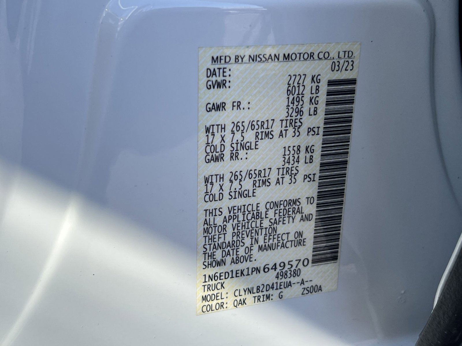 Used 2023 Nissan Frontier SV w/ Tow Package image 26