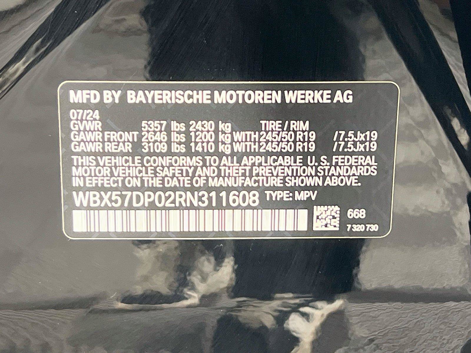 Used 2024 BMW X3 xDrive30i w/ Premium Package w/ZPA AWD/4WD image 34