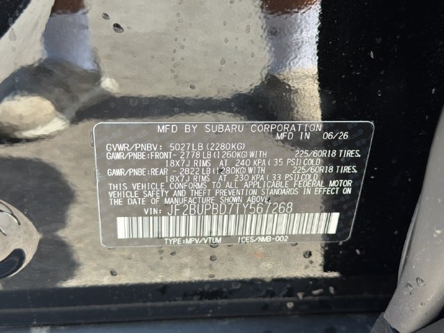 New 2026 Subaru Outback Premium AWD/4WD image 26
