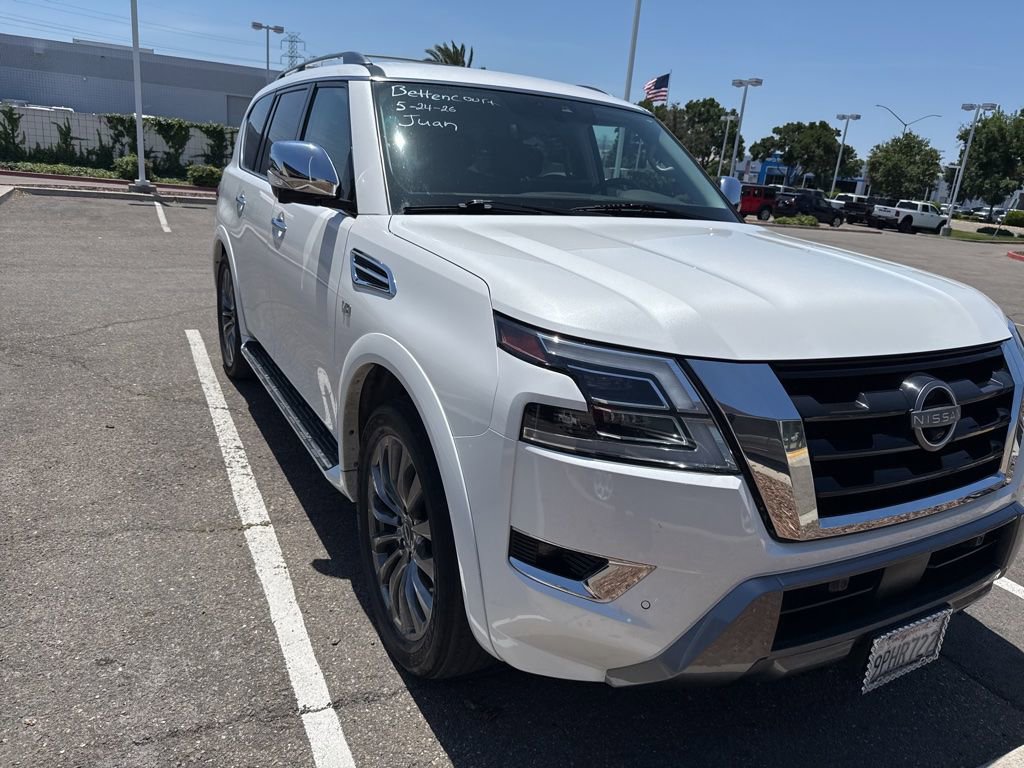 Used 2022 Nissan Armada Platinum w/ Captain's Chairs Package