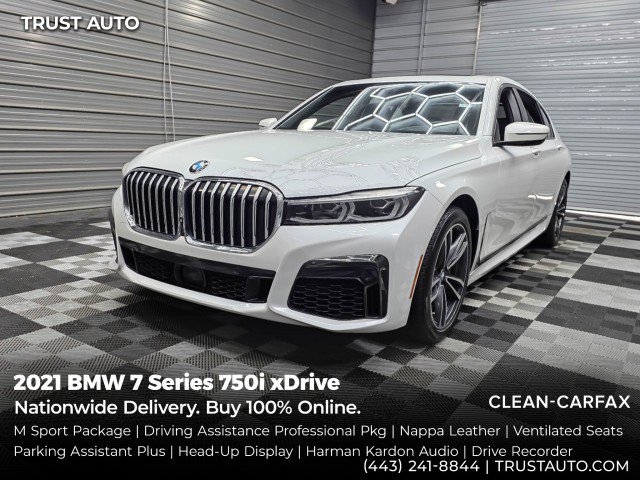 Used 2021 BMW 750i xDrive w/ M Sport Package AWD/4WD image 1