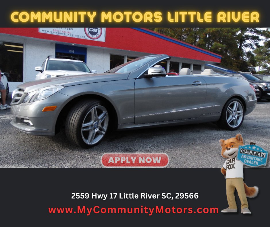 Used 2011 Mercedes-Benz E 350 Cabriolet w/ Premium 2 Pkg