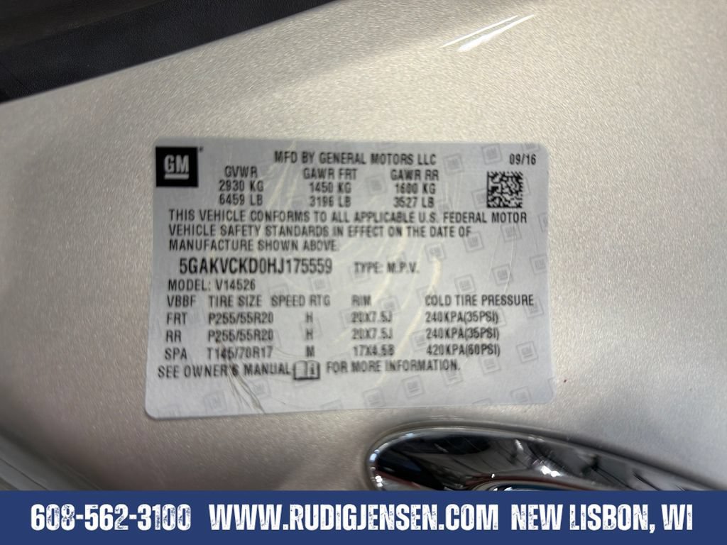 Used 2017 Buick Enclave Premium w/ Experience Buick Package AWD/4WD image 30