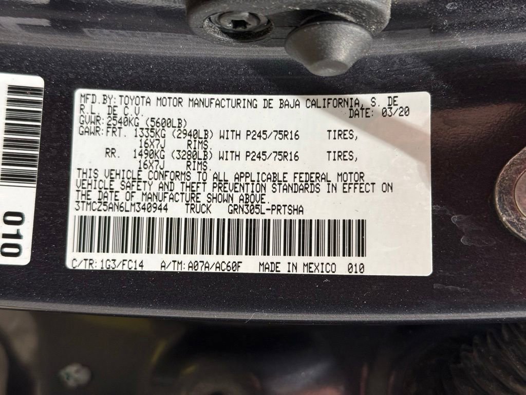 Certified 2020 Toyota Tacoma SR5 w/ Technology Package AWD/4WD image 27