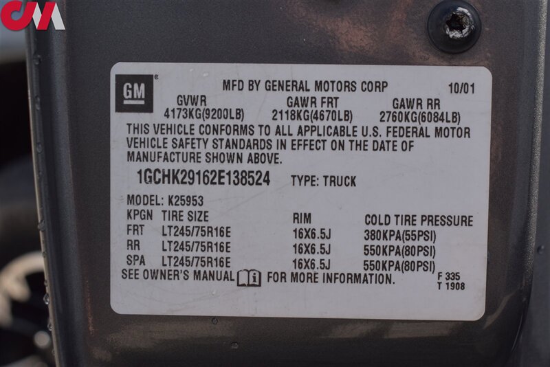 Used 2002 Chevrolet Silverado 2500 LS w/ Electrical Convenience Pkg AWD/4WD image 25